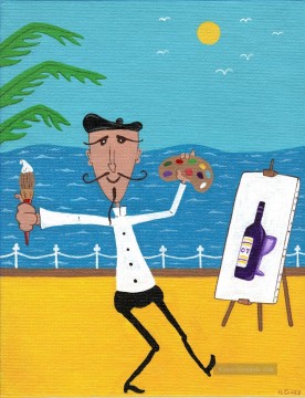 Strand Werke - Französisch Maler am Strand